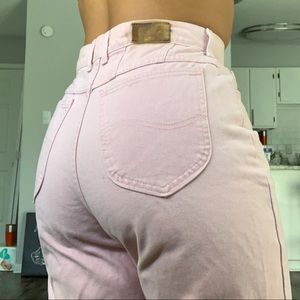 Pink Lee Jeans